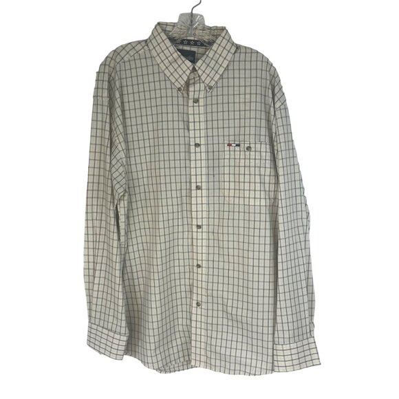 Wrangler National Patriot Button Front Shirt Mens XL New Military Patriotic - Picture 1 of 12